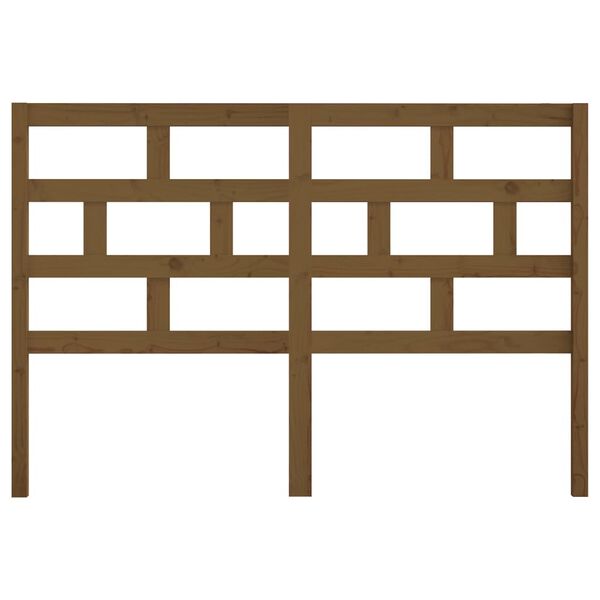 vidaXL S&auml;ngynp&auml;&auml;ty hunajanruskea 146x4x100 cm t&auml;ysi m&auml;nty