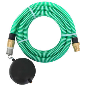 vidaXL Imuletku messinkiliittimill&auml; vihre&auml; 1,1" 3 m PVC