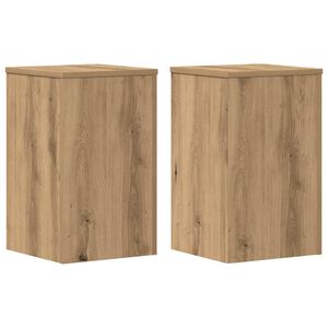 vidaXL Kasvitelineet 2 kpl artesaani tammi 30x30x50 cm tekninen puu