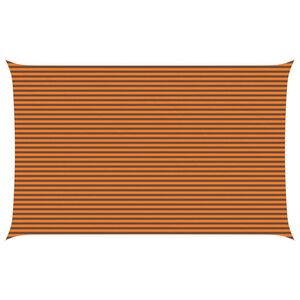 vidaXL Aurinkosuojapurje Oranssi ja ruskea 8 x 5 m
