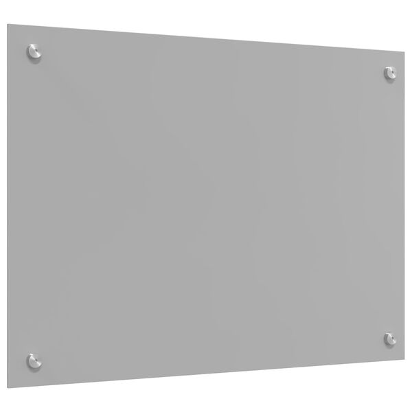 vidaXL Keittiön suojapaneeli Vaaleanharmaa 70 x 50 x 0,6 cm