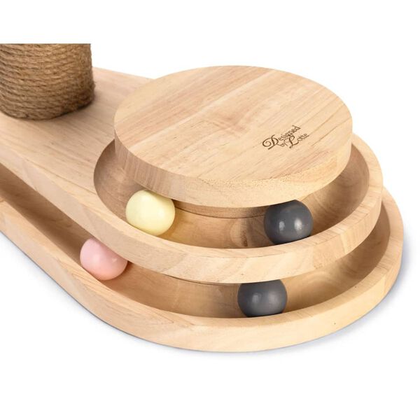 Designed by Lotte Kissan raapimispuu Inez 38x24,5x47,5 cm puu