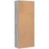 vidaXL Kaappi harmaa Sonoma 70x35x180 cm tekninen puu