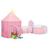 vidaXL Lasten leikkiteltta pinkki 301x120x128 cm