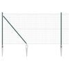 vidaXL Euroaita Piikeill&auml; 25 x 1 m PVC-pinnoitettu ter&auml;s Vihre&auml; Verkko