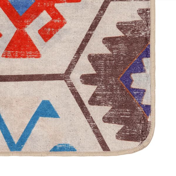 vidaXL Matto pest&auml;v&auml; moniv&auml;rinen 190x300 cm