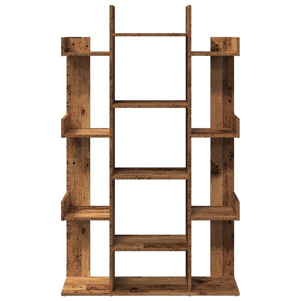 vidaXL Kirjahylly vanhaa puuta 86x25,5x140 cm lastulevy