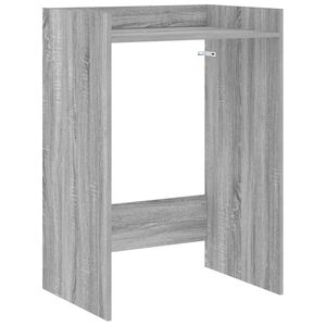 vidaXL Pyykinpesukonekaappi Harmaa Sonoma 67,5 x 48 x 97 cm