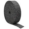 vidaXL Kumin granulaatti rulla Musta 2000 x 10 x 1 cm Kumi