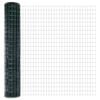 vidaXL Euroaita with Post 10 x 1,5 m PVC-pinnoitettu ter&auml;s Vihre&auml;