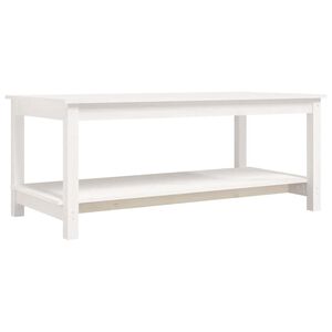 vidaXL Sohvap&ouml;yt&auml; valkoinen 110x55x45 cm t&auml;ysi m&auml;nty