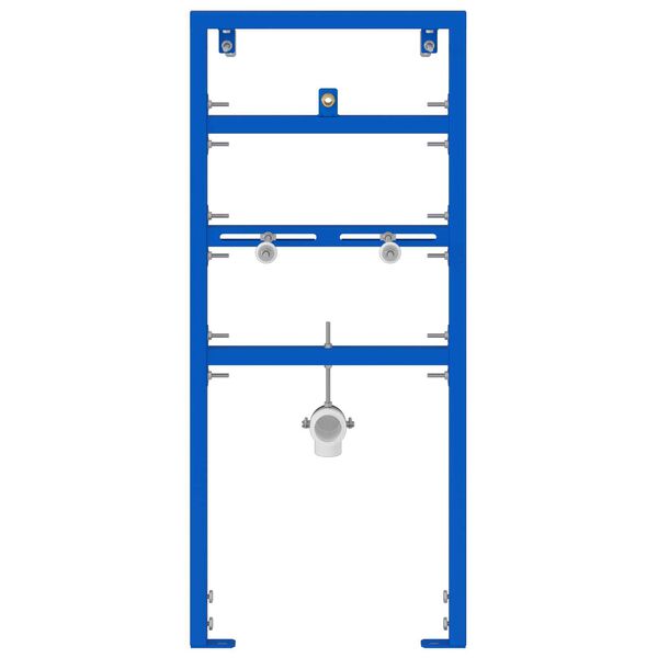 vidaXL Kylpyhuoneen Seinä Tuki Sininen 50 x 3 x 112 cm