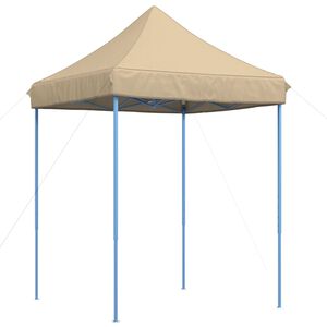 vidaXL Taitettava pop-up juhlateltta beige 200x200x306 cm