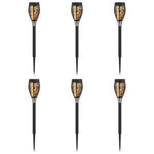 vidaXL 6 pcs L&auml;mpim&auml;n Valkoinen 47,5 cm ABS