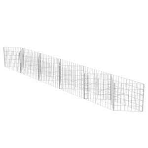 vidaXL Kivikori galvanoitu ter&auml;s 300x30x50 cm