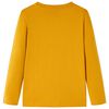 Lasten pitk&auml;hihainen T-paita okra 128