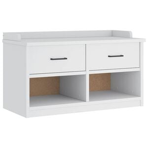 vidaXL Eteisen penkki SANDNES valkoinen 87x40x50 cm t&auml;ysi m&auml;nty