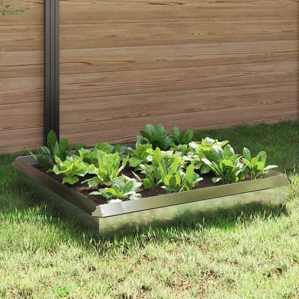 vidaXL Etana-aidat 8 pcs Hopea Ruostumaton ter&auml;s