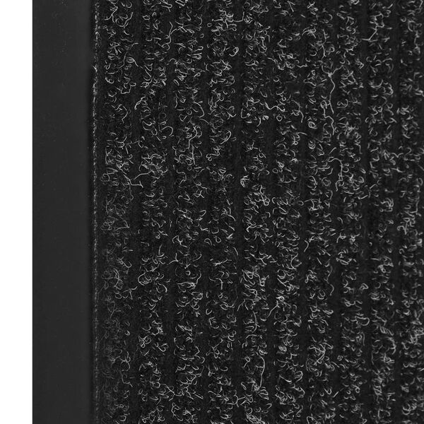 vidaXL Ovimatto raidallinen antrasiitti 80x120 cm