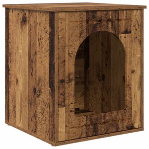 vidaXL Kissatalo Vanha puu 53 x 52 x 62 cm Tekninen puu