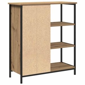 vidaXL Sivup&ouml;yt&auml; Artisan tammi 70 x 30 x 80 cm