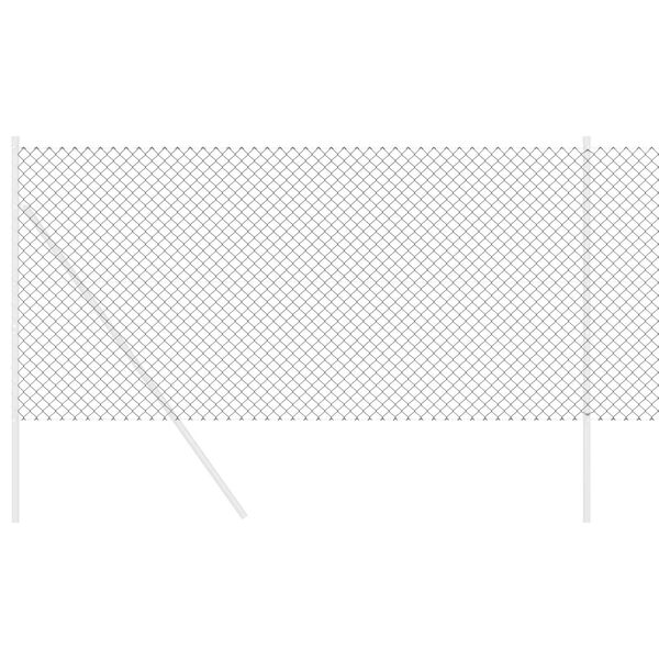 vidaXL Ketjuaita Harmaa 25 x 1,2 m Ter&auml;s