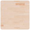vidaXL Neliönmuotoinen pöytälevy 60x60x2,5 cm käsittelemätön tammi