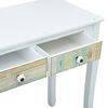 vidaXL Sivupöytä valkoinen 80x40x74 cm puu