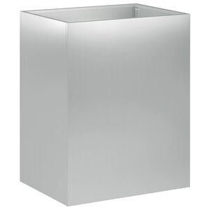 vidaXL Puutarha ruukku Hopea 40 x 30 x 40 cm Galvanoitu ter&auml;s