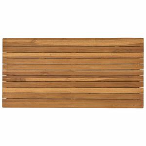 vidaXL P&ouml;yt&auml;levy 90 x 45 x 3,5 cm Suorakaide Tiikkipuu Luonnollinen