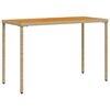 vidaXL Puutarhap&ouml;yt&auml; puinen p&ouml;yt&auml;levy beige 115x54x74 cm polyrottinki