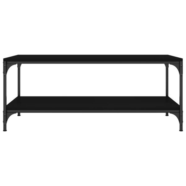 vidaXL Sohvap&ouml;yt&auml; musta 80x50x40 cm tekninen puu