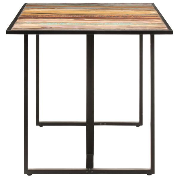 vidaXL Ruokapöytä 160 cm kierrätetty täyspuu