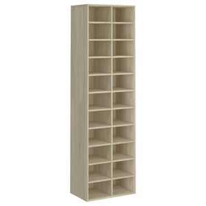 vidaXL Kenk&auml;kaappi Sonoma-tammi 54x34x183 cm lastulevy