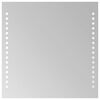 vidaXL Kylpyhuoneen LED-peili 30x30 cm