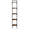 vidaXL Kirjahylly 5 tasoa savutammi 35x30x174 cm tekninen puu