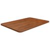 vidaXL Kylpyhuoneen ty&ouml;taso t.ruskea 60x40x1,5 cm k&auml;sitelty t&auml;ysi puu
