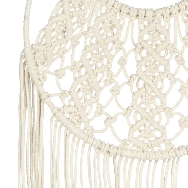 vidaXL Macrame sein&auml;koriste 40x80 cm puuvilla