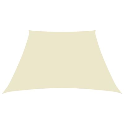 vidaXL Aurinkopurje Oxford-kangas puolisuunnikas 3/5x4 m kerma