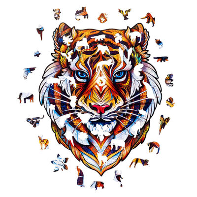 UNIDRAGON Puupalapeli 273 palaa Lovely Tiger King Size 30x38 cm
