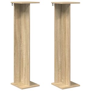 vidaXL Kasviteline Sonoman tammi 25 x 25,5 x 100,5 cm K&auml;sitelty puu