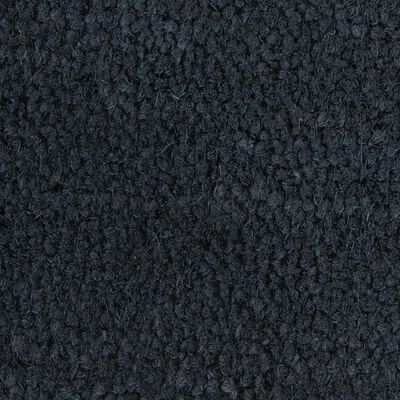 vidaXL Ovimatto tummanharmaa 80x100 cm tuftattu kookos