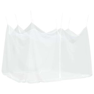 vidaXL Hyttysverkko ulkok&auml;ytt&ouml;&ouml;n 220 verkkoa valkoinen 300x300x250 cm