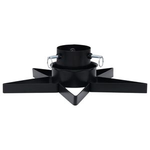 vidaXL Joulukuusen jalka musta 47x47x13,5 cm