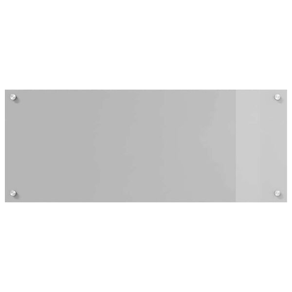 vidaXL Keitti&ouml;n suojapaneeli 2 pcs Vaaleanharmaa 100 x 40 cm