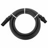 vidaXL Imuletku PVC-liittimill&auml; musta 1" 4 m PVC