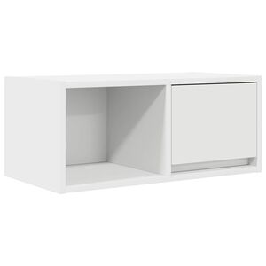 vidaXL TV-taso valkoinen 60x31x25,5 cm tekninen puu