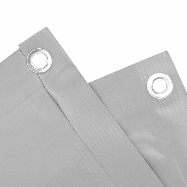 vidaXL Parvekkeen yksityisyyssuoja harmaa 500x75 cm PVC