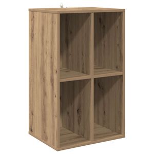vidaXL Levykaappi Artisaanitammi 44,5 x 36,5 x 74,5 cm Tekninen puu
