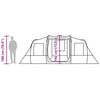 vidaXL Camping teltta tunneli 4-hengen oliivinvihre&auml; vedenpit&auml;v&auml;